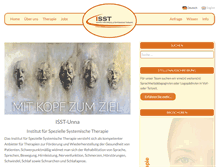Tablet Screenshot of isst-unna.de